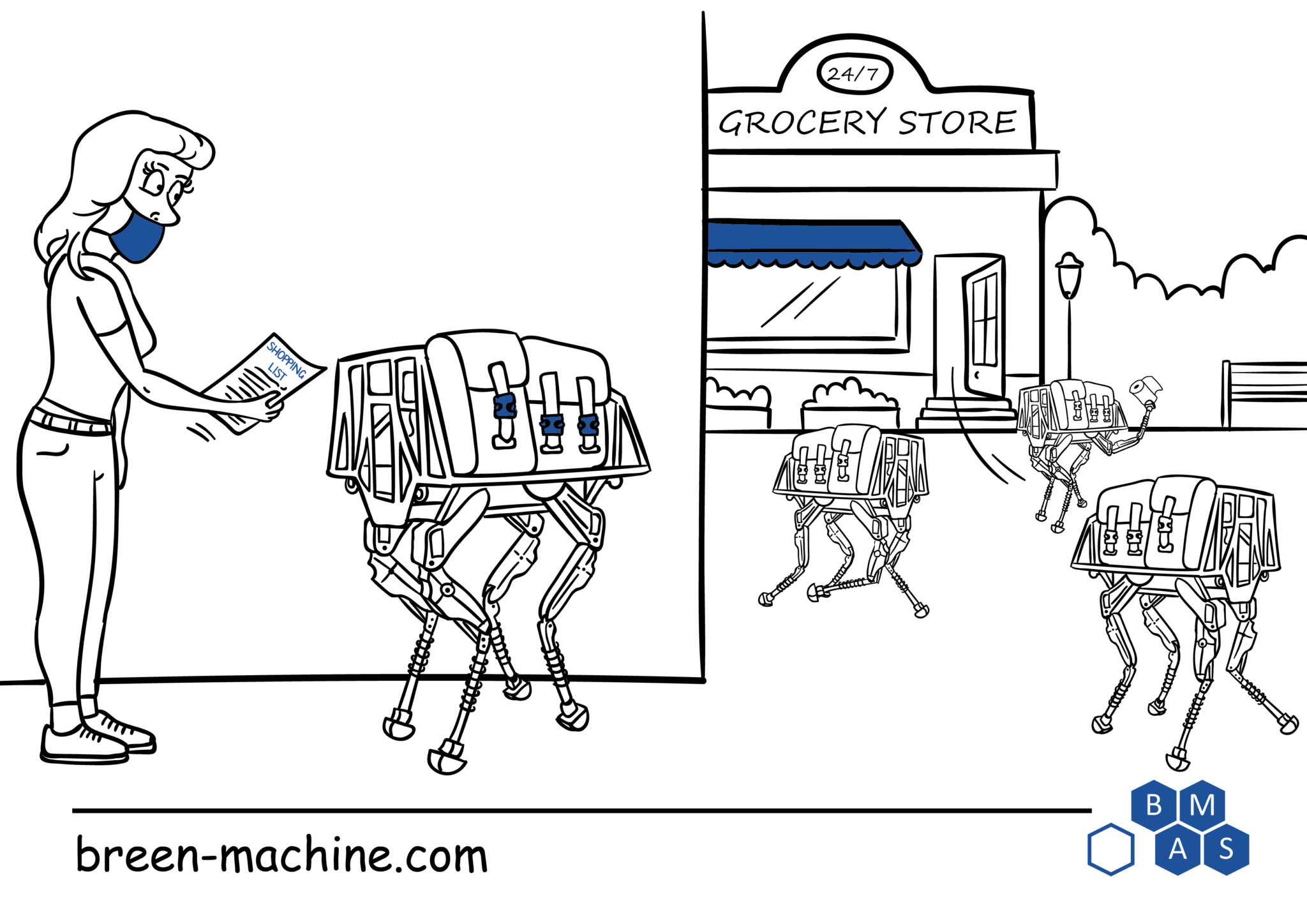 Read more about the article Grocery needs?  Robo-dog can get it for you!